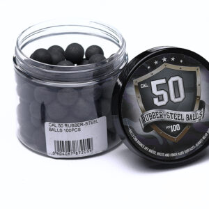50 cal rubber steel ball