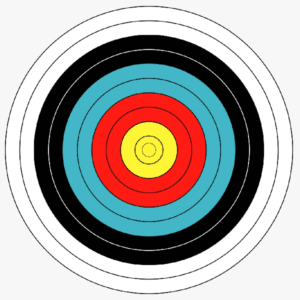 archery target (paper)